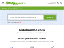 Tablet Screenshot of ledokombo.com